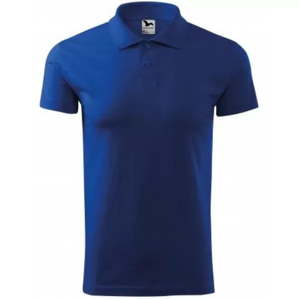  Herren-T-Shirt mit Kragen MALFINI SINGLE J. 202 KÖNIGSBLAU 