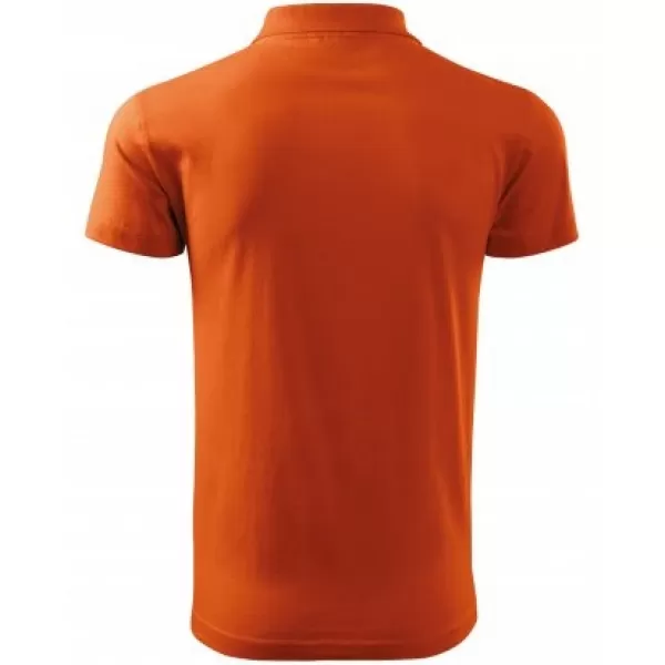  Herren-T-Shirt mit Kragen MALFINI SINGLE J. 202 ORANGE 