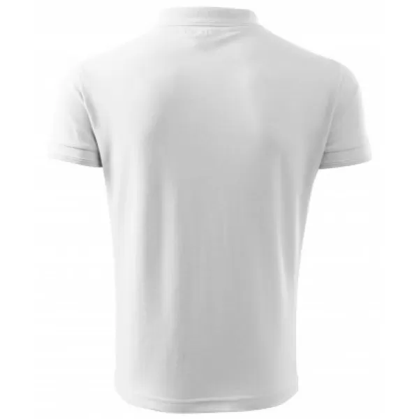  Herren-T-Shirt mit Kragen MALFINI PIQUE POLO 203 WEIß 