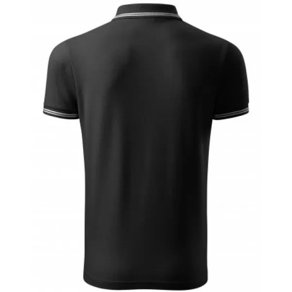  Herren-T-Shirt mit Kragen MALFINI URBAN 219 SCHWARZ 