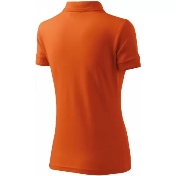  Damen-T-Shirt mit Kragen MALFINI PIQUE POLO 210 ORANGE 