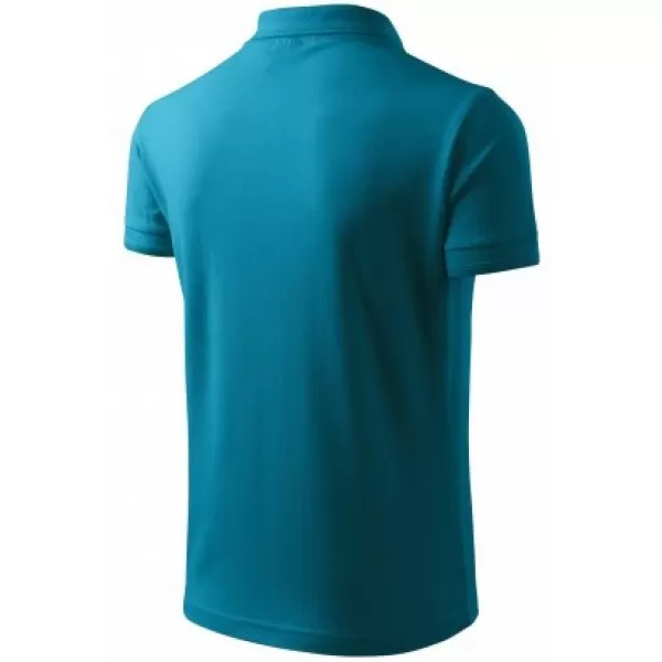  Herren-T-Shirt mit Kragen MALFINI PIQUE POLO 203 DUNKLES TÜRKIS 