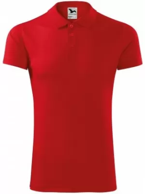 Herren-Funktions-T-Shirt mit Kragen MALFINI VICTORY 217 ROT