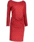 Kleid NUMOCO CRISTINA A189-8 ROT/SCHWARZ
