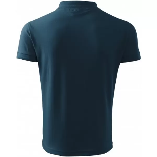  Herren-T-Shirt mit Kragen MALFINI PIQUE POLO 203 MARINEBLAU 