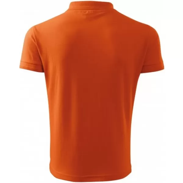  Herren-T-Shirt mit Kragen MALFINI PIQUE POLO 203 ORANGE 