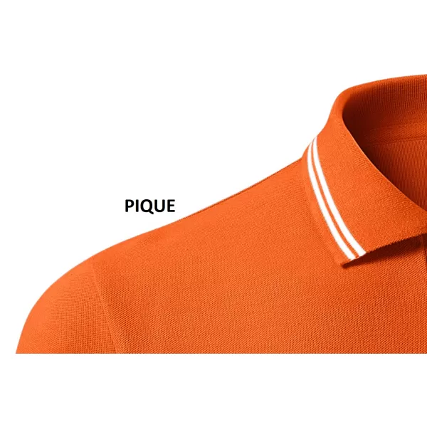  Damen-T-Shirt mit Kragen MALFINI URBAN 220 ORANGE 