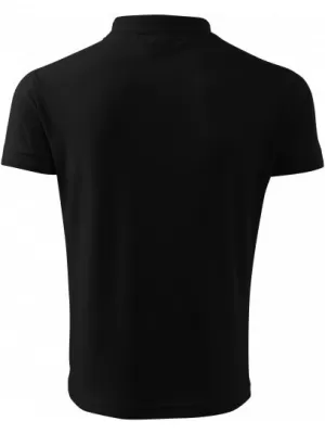 Herren-T-Shirt mit Kragen MALFINI PIQUE POLO 203 SCHWARZ