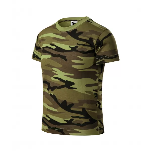  Kinder-T-Shirt MALFINI CAMOUFLAGE 149 TARNGRÜN 