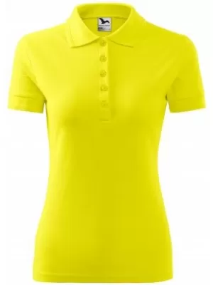 Damen-T-Shirt mit Kragen MALFINI PIQUE POLO 210 ZITRONE