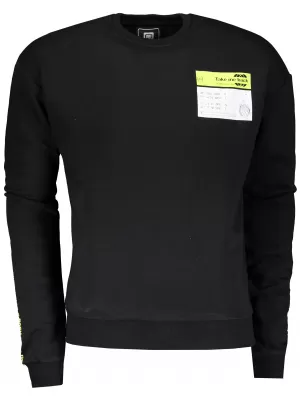 Herren -Sweatshirt OMBRE AB1046 SCHWARZ