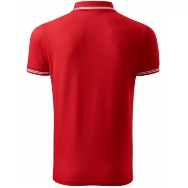  Herren-T-Shirt mit Kragen MALFINI URBAN 219 ROT 
