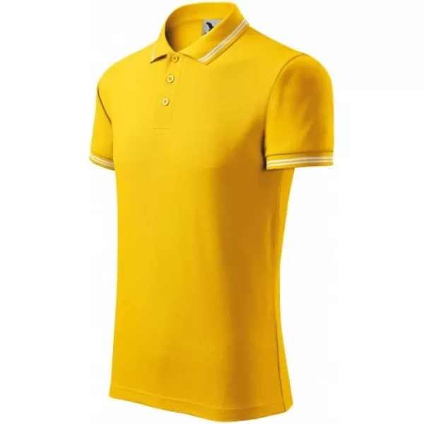  Herren-T-Shirt mit Kragen MALFINI URBAN 219 BERNSTEIN 