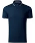 Herren-T-Shirt mit Kragen MALFINI PREMIUM PERFECTION PLAIN 251 MARINEBLAU