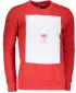 Herren -Sweatshirt OMBRE AB1045 ROT