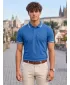 Herren-T-Shirt mit Kragen MALFINI URBAN 219 AZURBLAU