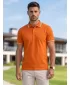 Herren-T-Shirt mit Kragen MALFINI URBAN 219 ORANGE