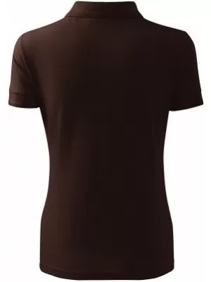 Damen-T-Shirt mit Kragen MALFINI PIQUE POLO 210 KAFFEE