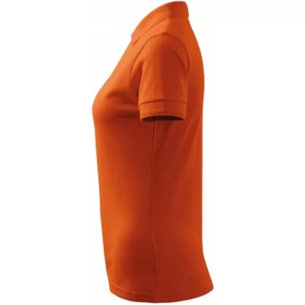  Damen-T-Shirt mit Kragen MALFINI PIQUE POLO 210 ORANGE 