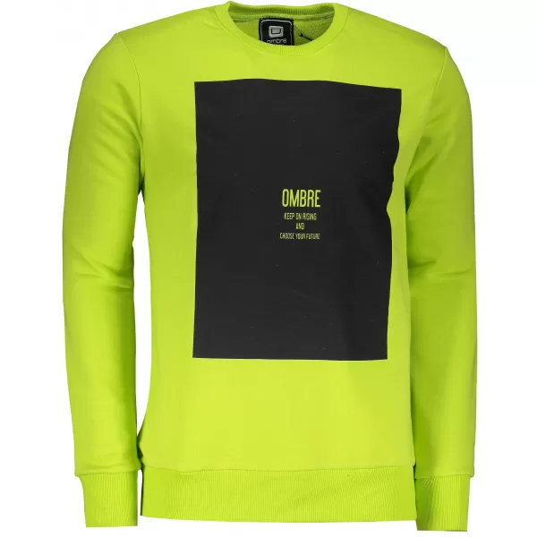  Herren -Sweatshirt OMBRE AB1045 GRÜN 