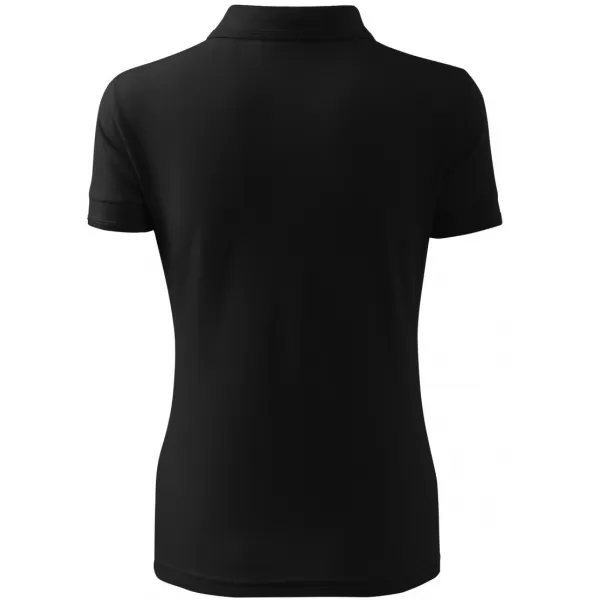  Damen-T-Shirt mit Kragen MALFINI PIQUE POLO 210 SCHWARZ 