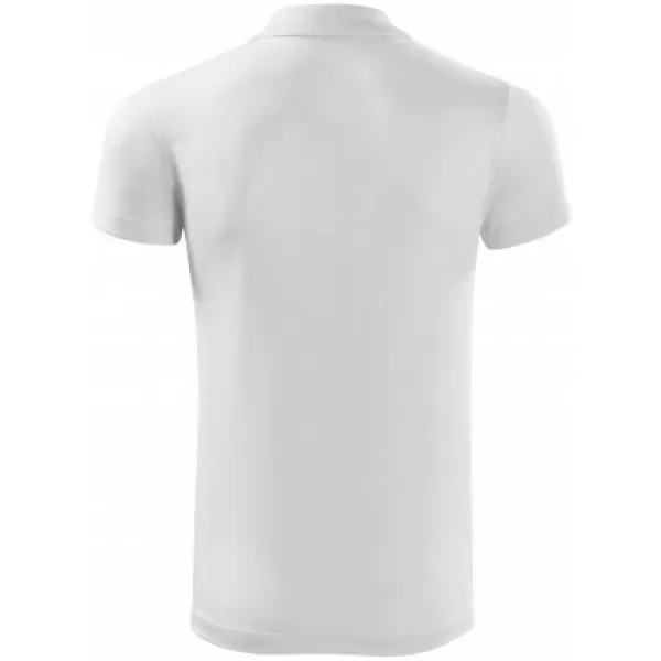  Herren-Funktions-T-Shirt mit Kragen MALFINI VICTORY 217 WEIß 