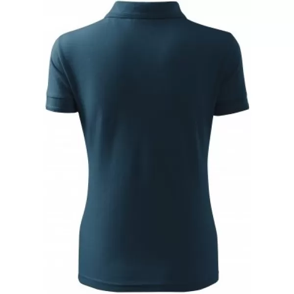  Damen-T-Shirt mit Kragen MALFINI PIQUE POLO 210 MARINEBLAU 