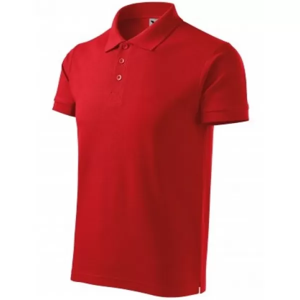  Herren-T-Shirt mit Kragen MALFINI COTTON 212 ROT 