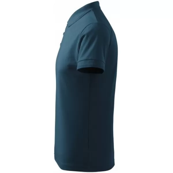  Herren-T-Shirt mit Kragen MALFINI PIQUE POLO 203 MARINEBLAU 