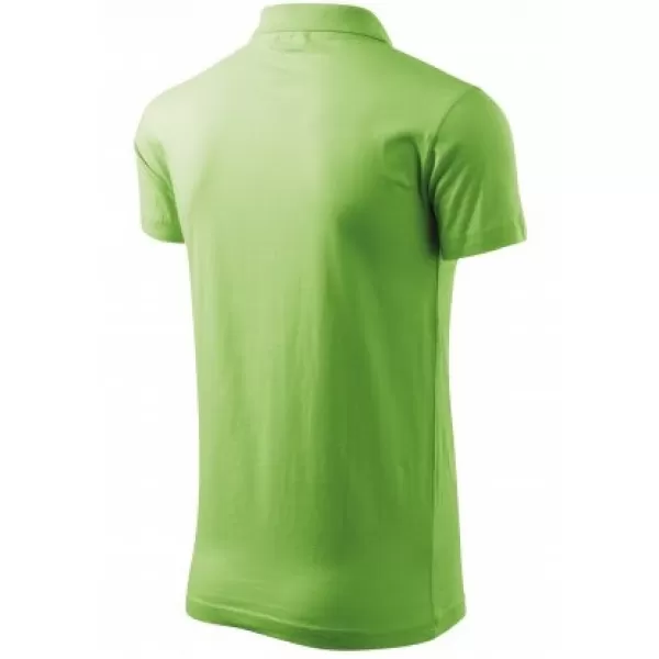  Herren-T-Shirt mit Kragen MALFINI SINGLE J. 202 GRASGRÜN 