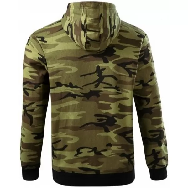  Herren-Sweatshirt MALFINI CAMO ZIPPER C19 TARNGRÜN 