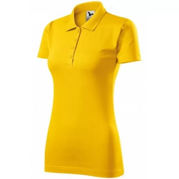  Damen-T-Shirt mit Kragen MALFINI SINGLE J. 223 BERNSTEIN 
