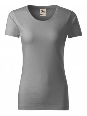 Damen-T-Shirt MALFINI NATIVE 174 ALTES SILBER