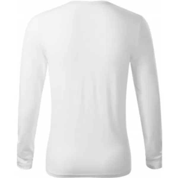  Herren-T-Shirt mit langen Ärmeln MALFINI PREMIUM BRAVE 155 WEIß 