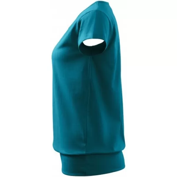  Damen-T-Shirt MALFINI CITY 120 DUNKLES TÜRKIS 