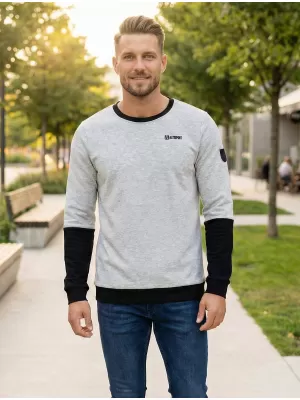 Herren-Sweatshirt ALTISPORT ZORION MPLS088 HELLGRAU