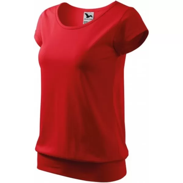  Damen-T-Shirt MALFINI CITY 120 ROT 