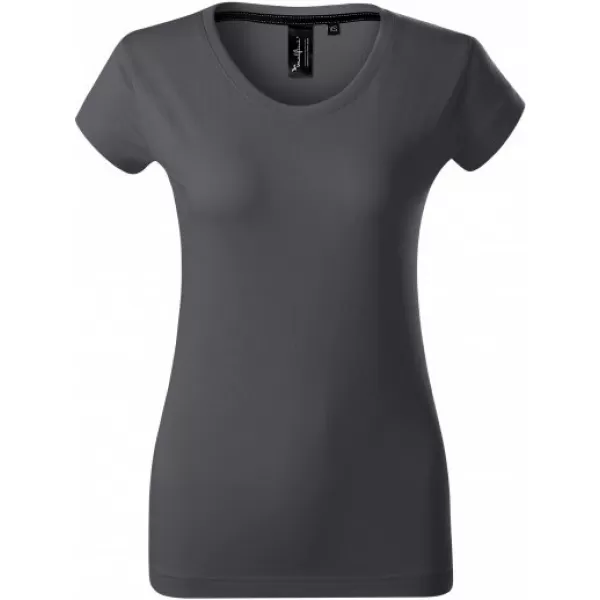  Damen-T-Shirt mit kurzen Ärmeln MALFINI PREMIUM EXCLUSIVE 154 HELLES ANTHRAZIT 