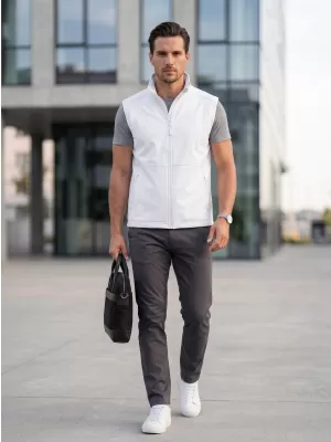 Herren-Softshellweste MALFINI VISION 517 WEIß