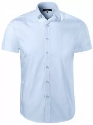 Herrenhemd mit kurzen Ärmeln MALFINI PREMIUM FLASH 260 HELLBLAU