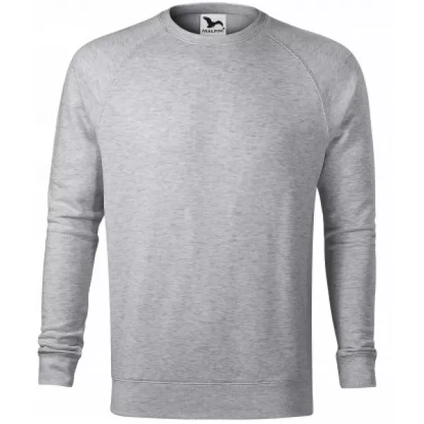  Herren-Sweatshirt MALFINI MERGER 415 SILBERNE HIGHLIGHTS 