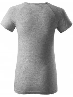 Damen-T-Shirt MALFINI DREAM 128 DUNKELGRAUE HIGHLIGHTS