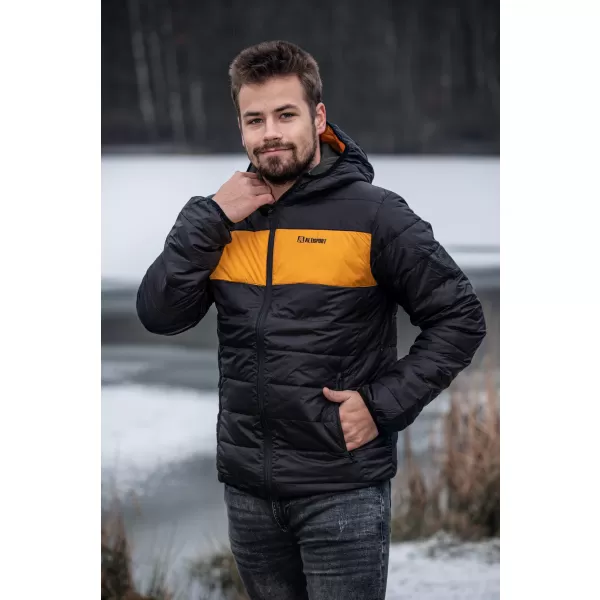  Herrenjacke ALTISPORT GEDON MJCS468 SCHWARZ UND GELB 
