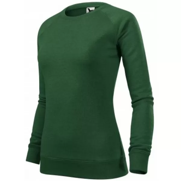  Damen-Sweatshirt MALFINI MERGER 416 FLASCHENGRÜNE HIGHLIGHTS 
