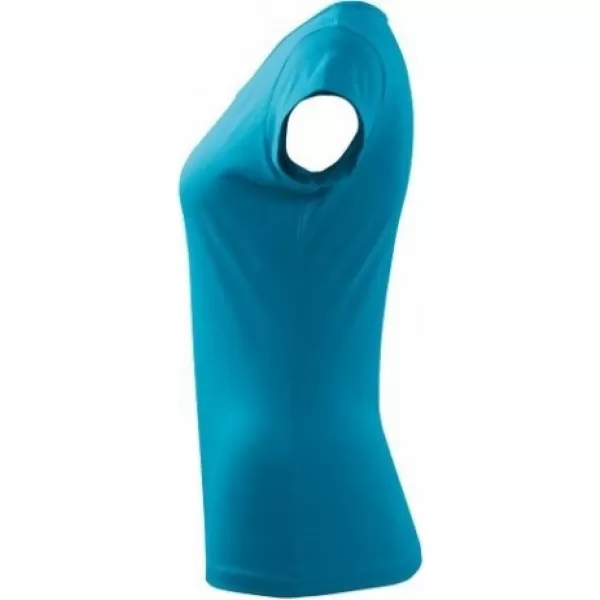  Damen-T-Shirt MALFINI PURE 122 TÜRKIS 