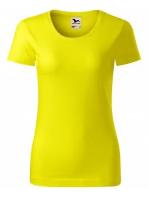 Damen-T-Shirt MALFINI ORIGIN 172 ZITRONE