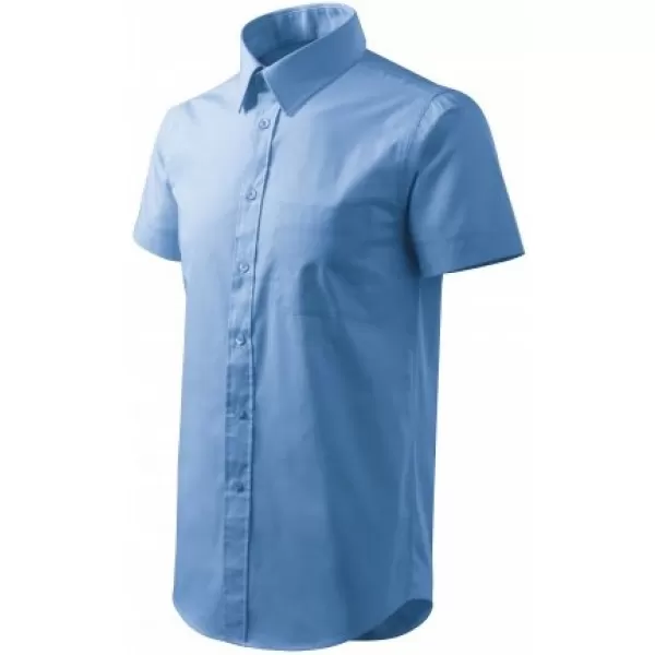  Herrenhemd mit kurzen Ärmeln MALFINI CHIC 207 HIMMELBLAU 
