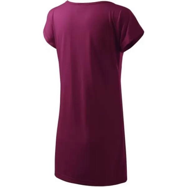  Langes T-Shirt für Damen MALFINI LOVE 123 FUCHSIE 