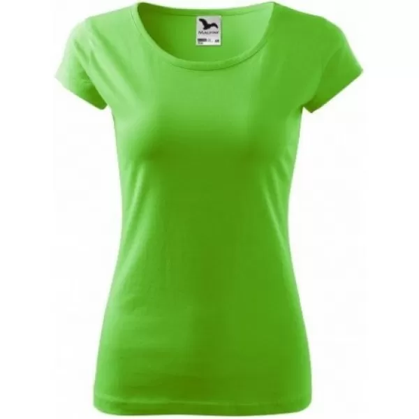  Damen-T-Shirt MALFINI PURE 122 APFELGRÜN 