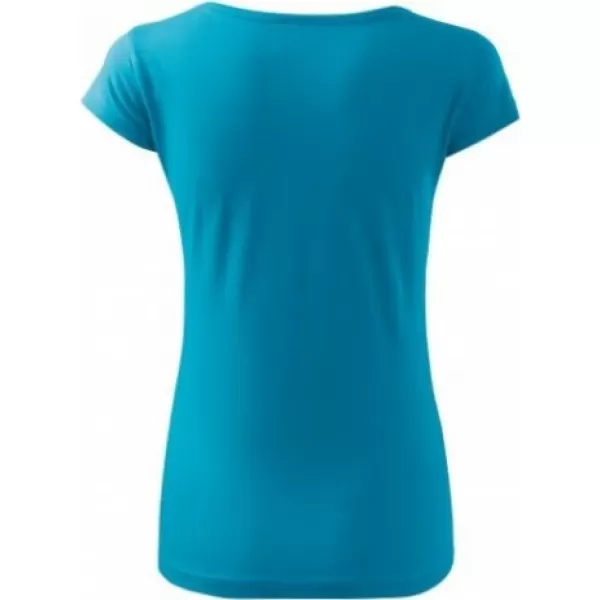  Damen-T-Shirt MALFINI PURE 122 TÜRKIS 
